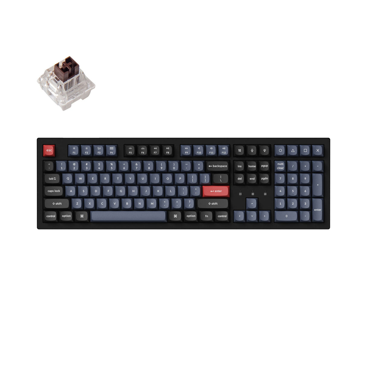 Keychron K10 Pro QMK/VIA Wireless Mechanical Keyboard (US ANSI Layout)