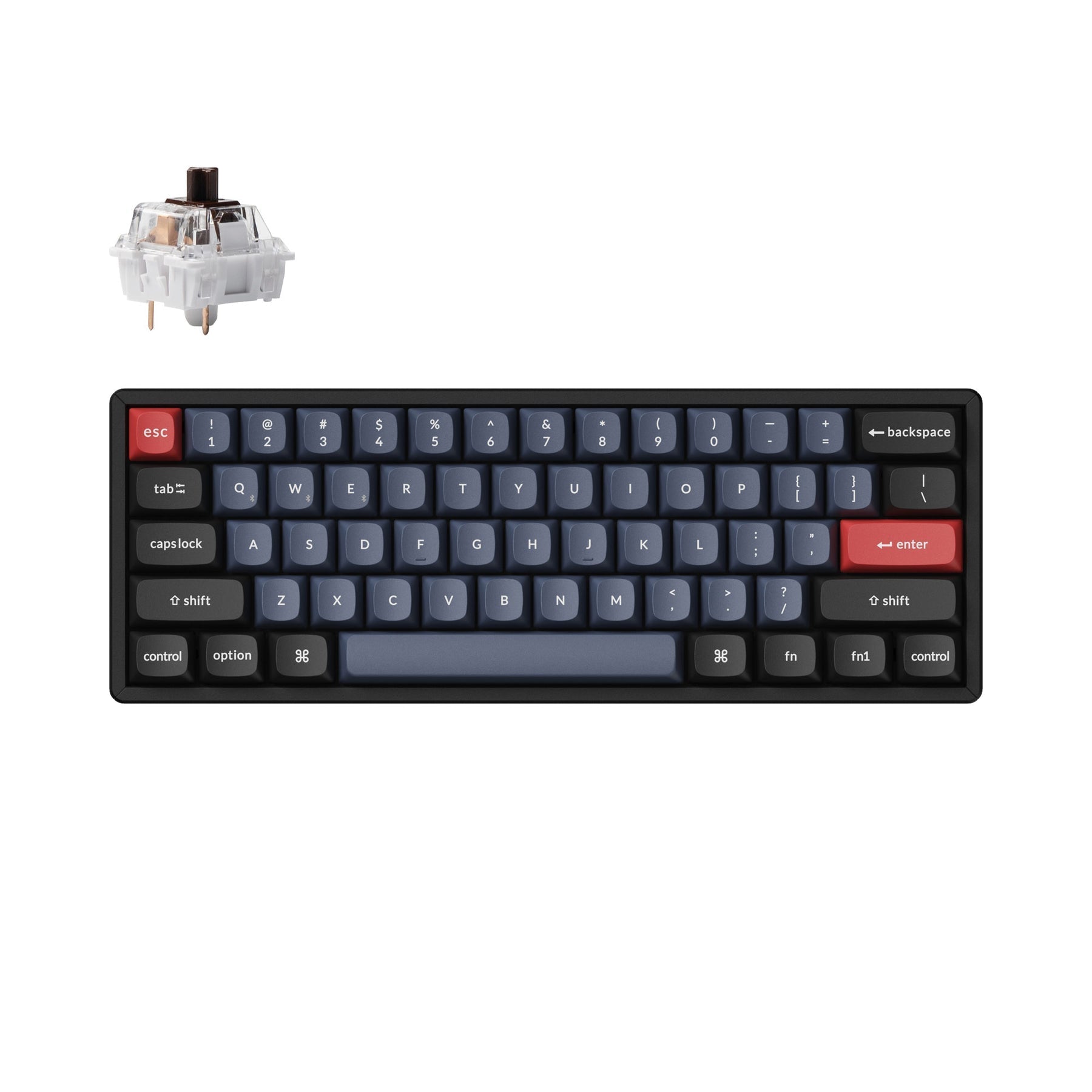 Keychron K12 Pro QMK/VIA Wireless Mechanical Keyboard (ANSI Layout)