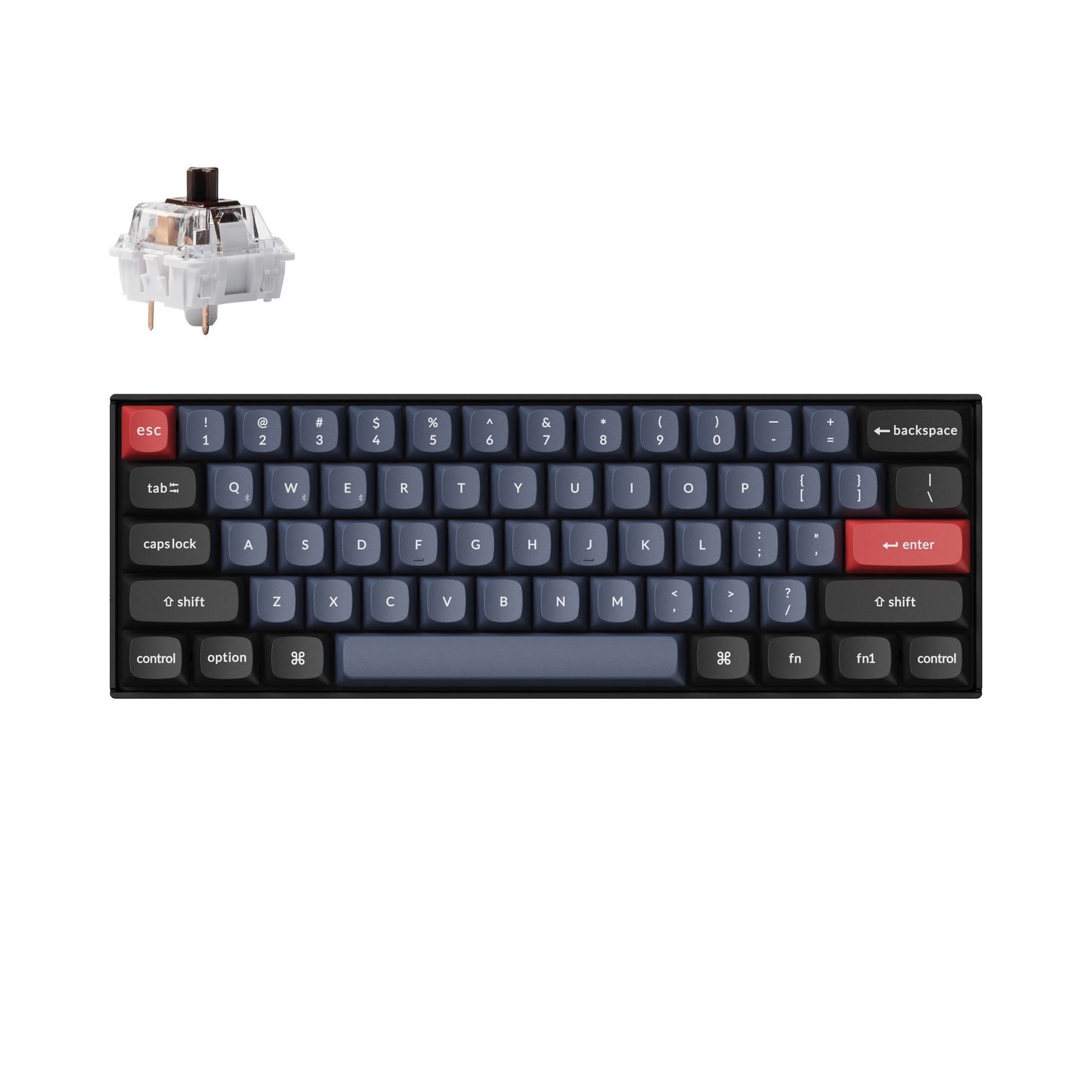 Keychron K12 Pro QMK/VIA Wireless Mechanical Keyboard (ANSI Layout)