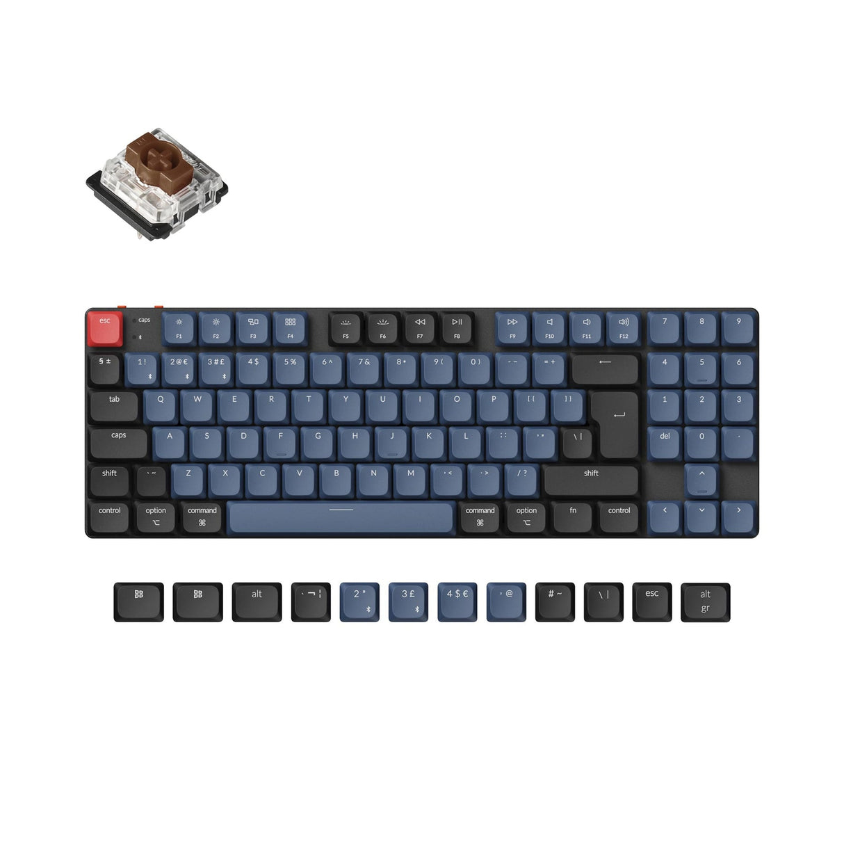 Keychron K13 Pro QMK/VIA Wireless Custom Mechanical Keyboard ISO Layout Collection