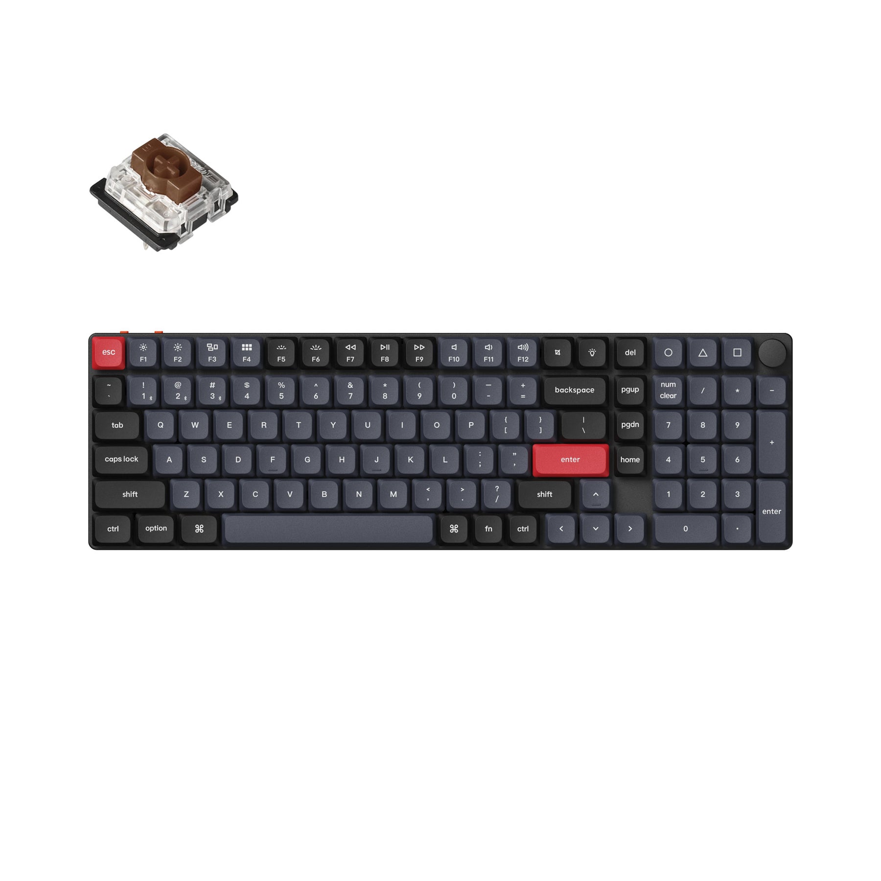 Keychron K17 Pro QMK/VIA Wireless Custom Mechanical Keyboard (ANSI Layout)