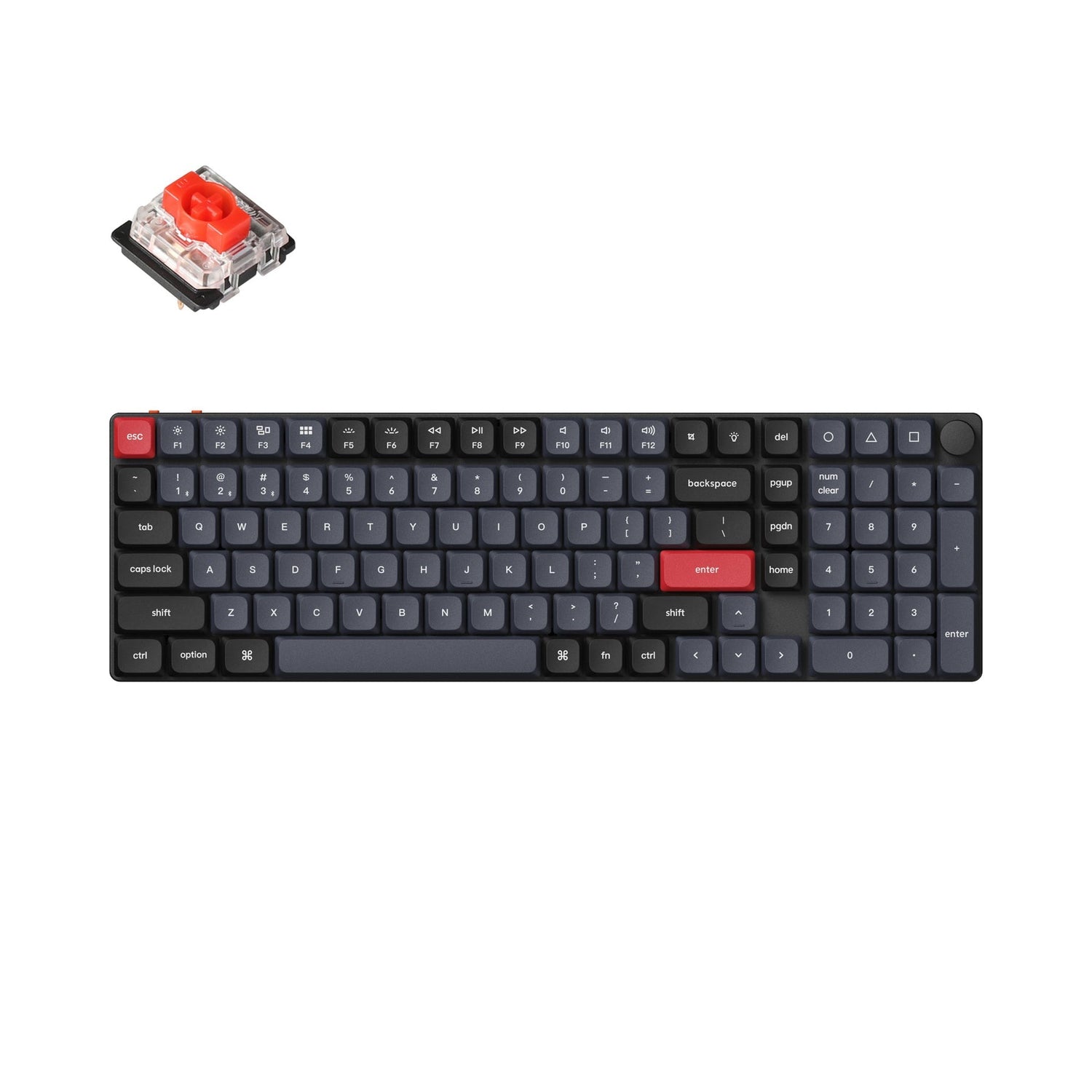 Keychron K17 Pro QMK/VIA Wireless Custom Mechanical Keyboard (ANSI Layout)