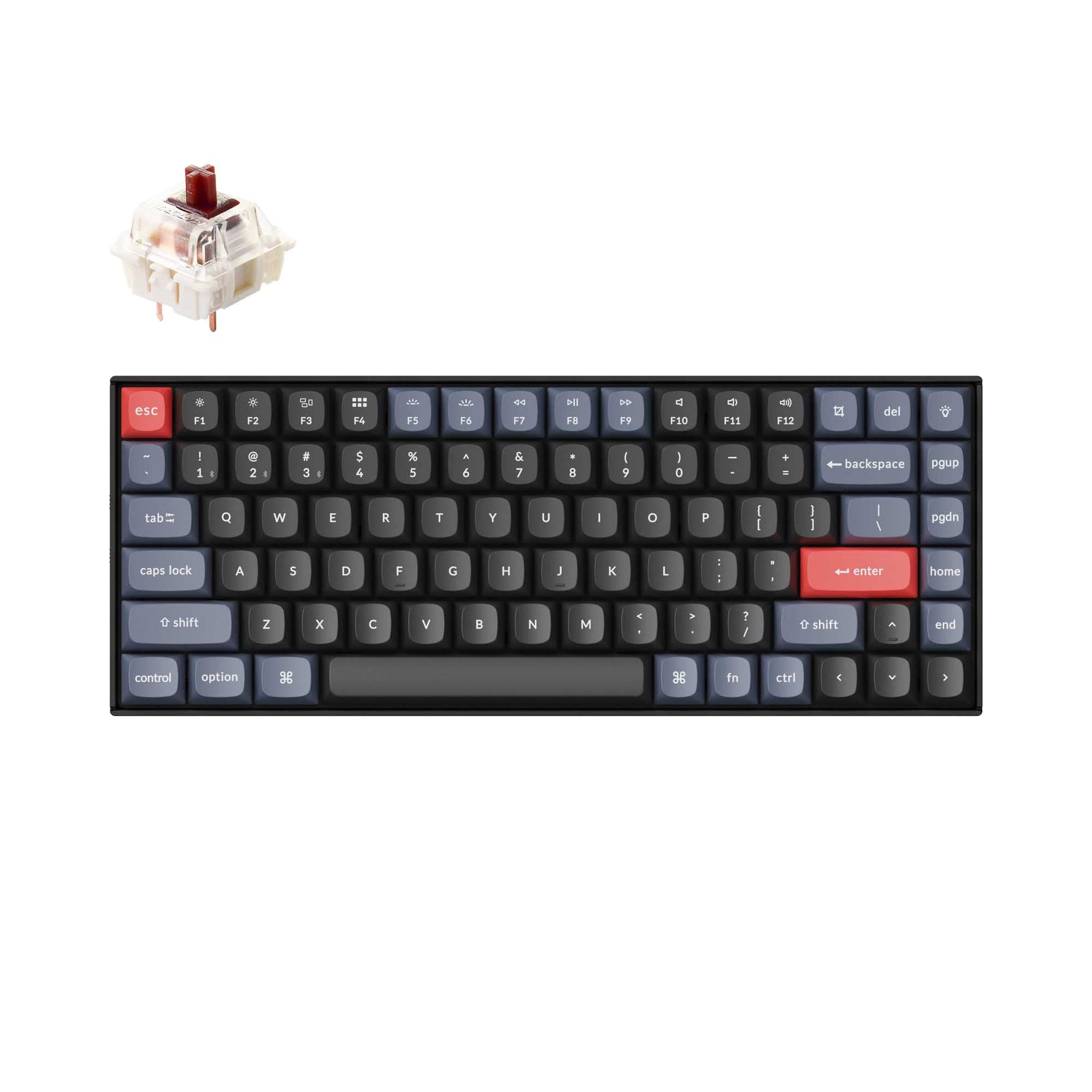 Keychron K2 Pro QMK/VIA Wireless Mechanical Keyboard (ANSI Layout)