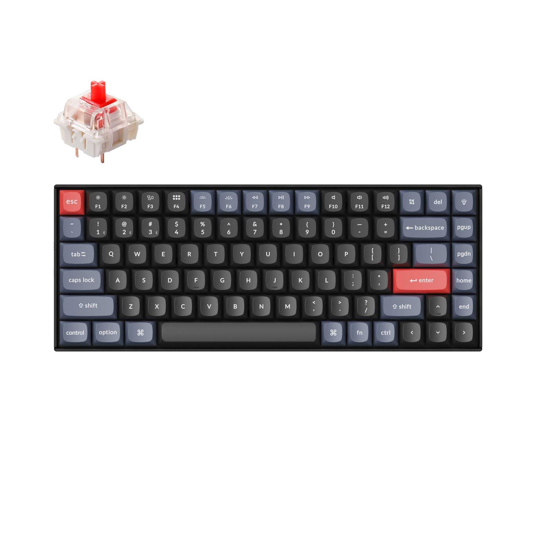 Keychron K2 Pro QMK/VIA Wireless Mechanical Keyboard (ANSI Layout)