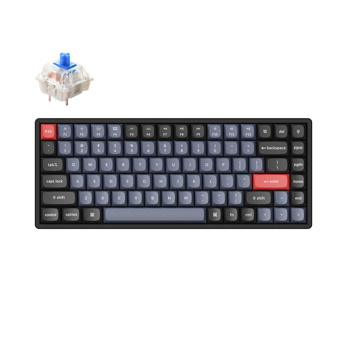 Keychron K2 Pro QMK/VIA Wireless Mechanical Keyboard (ANSI Layout)