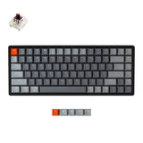 Keychron K2 wireless mechanical keyboard for Mac Windows iOS Gateron switch brown with type-C RGB white backlight aluminum frame