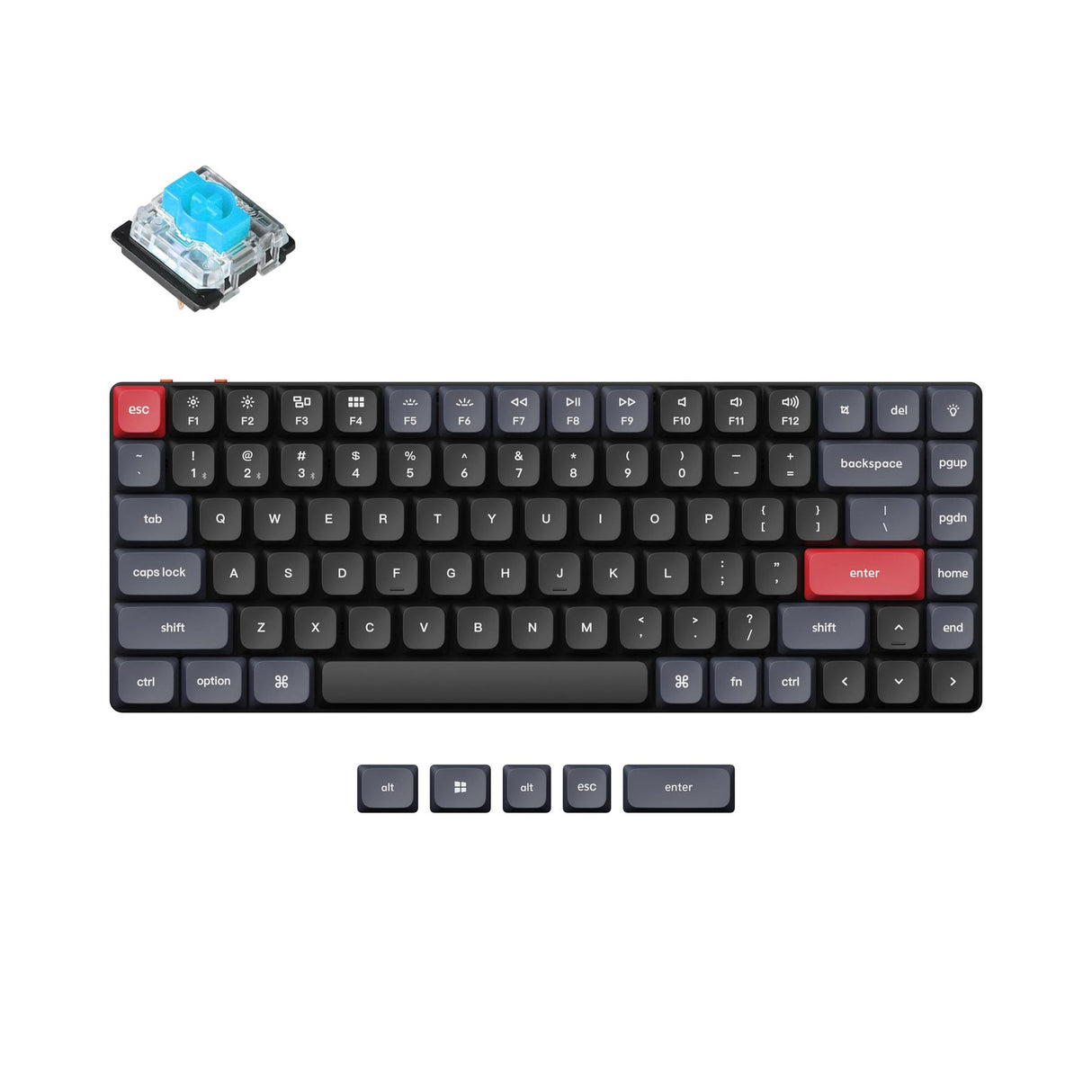 Keychron K3 Pro QMK/VIA Wireless Custom Mechanical Keyboard (ANSI Layout)