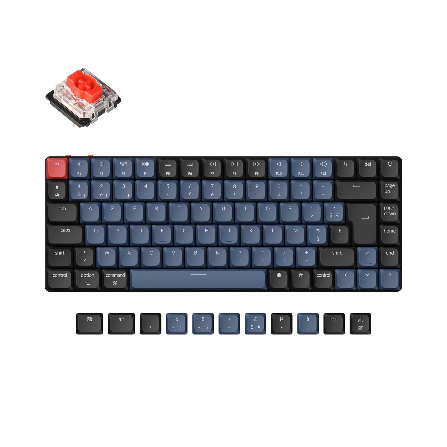 Keychron K3 Pro QMK/VIA Wireless Mechanical Keyboard ISO Layout Collection