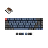 Keychron K7 Pro QMK/VIA Wireless Custom Mechanical Keyboard ISO Layout Collection