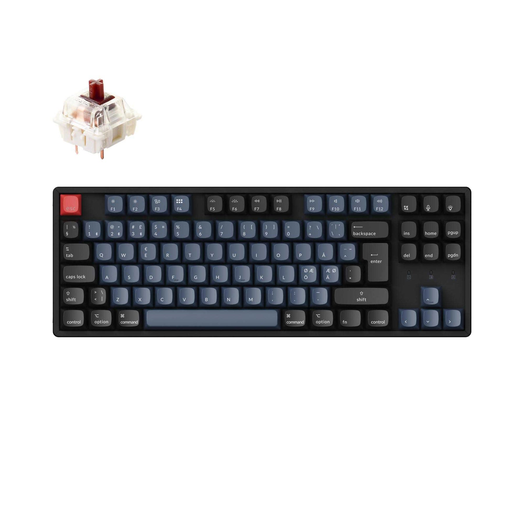 Keychron K8 Pro QMK/VIA Wireless Mechanical Keyboard ISO Layout Collection