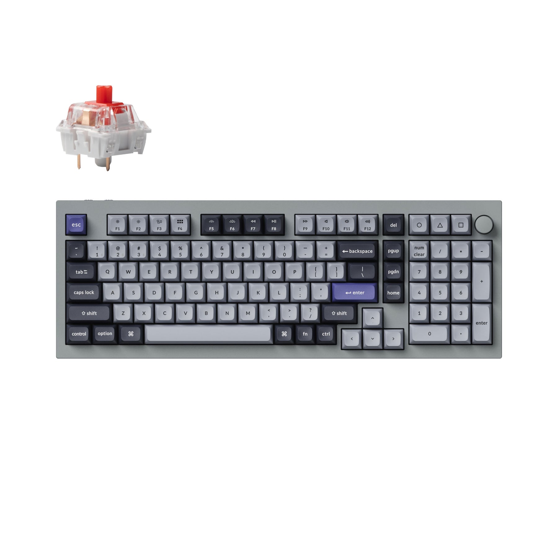 Keychron Q5 Pro QMK/VIA Wireless Custom Mechanical Keyboard (ANSI Layout)