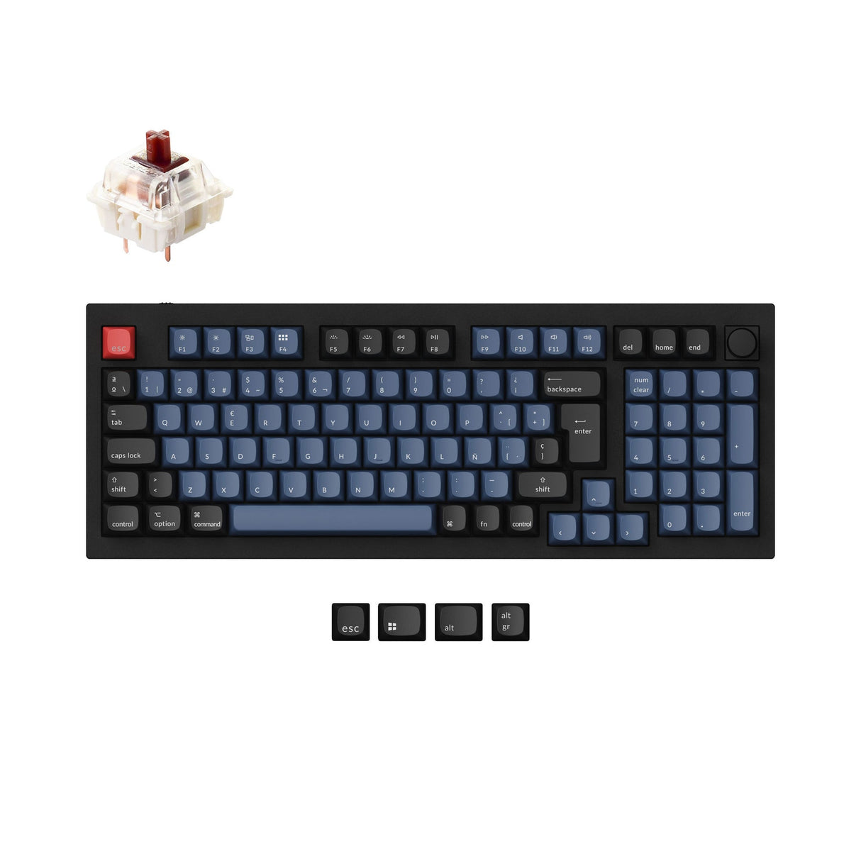 Keychron Q5 QMK Custom Mechanical Keyboard ISO Layout Collection