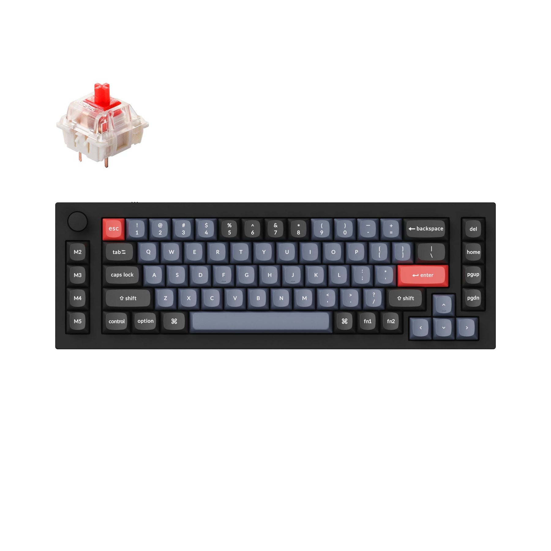 Keychron Q65 QMK Custom Mechanical Keyboard (ANSI Layout)