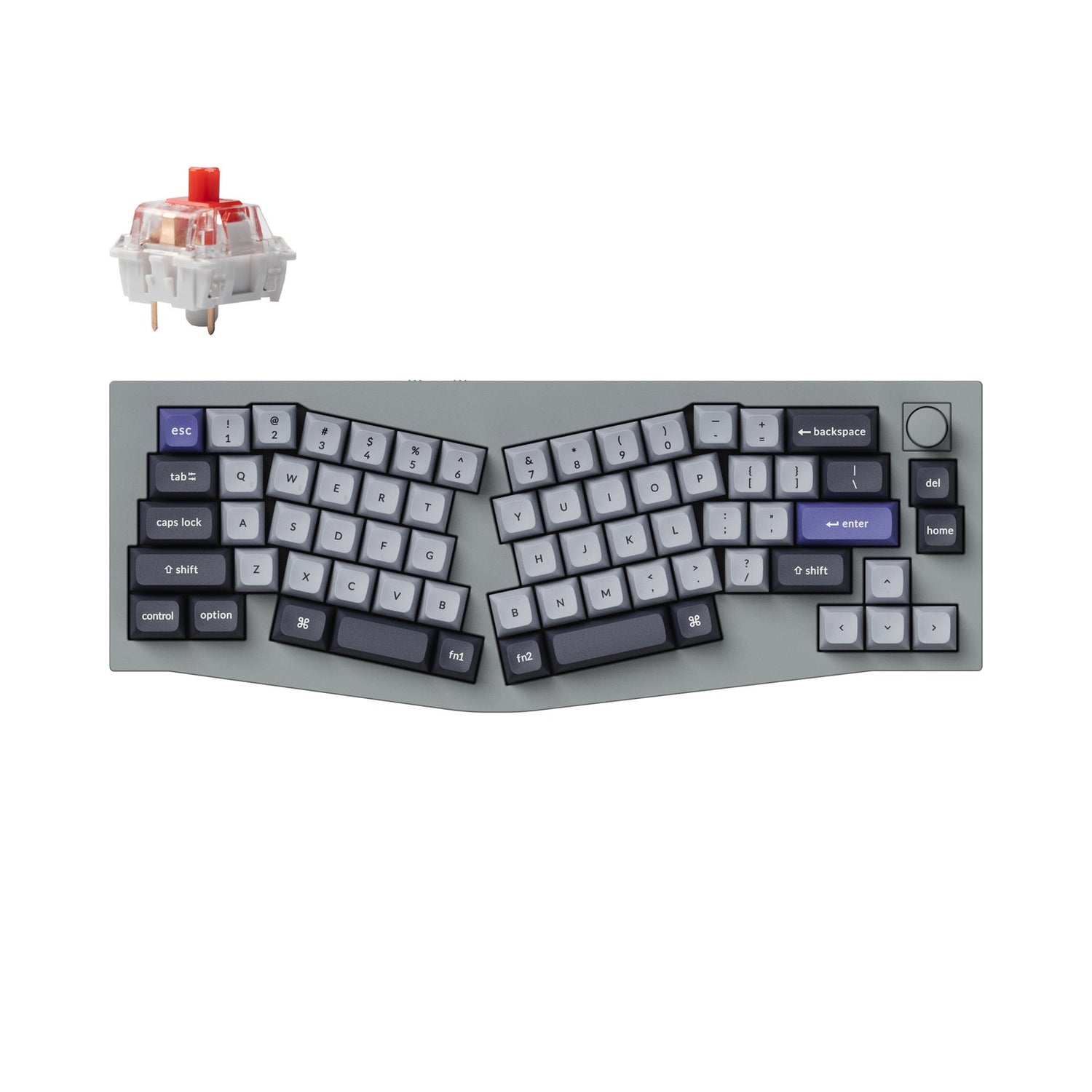 Keychron Q8 Pro (ANSI Alice Layout) QMK/VIA Wireless Custom Mechanical Keyboard