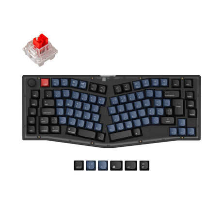 Keychron V10 (Alice Layout) QMK Custom Mechanical Keyboard ISO Layout Collection