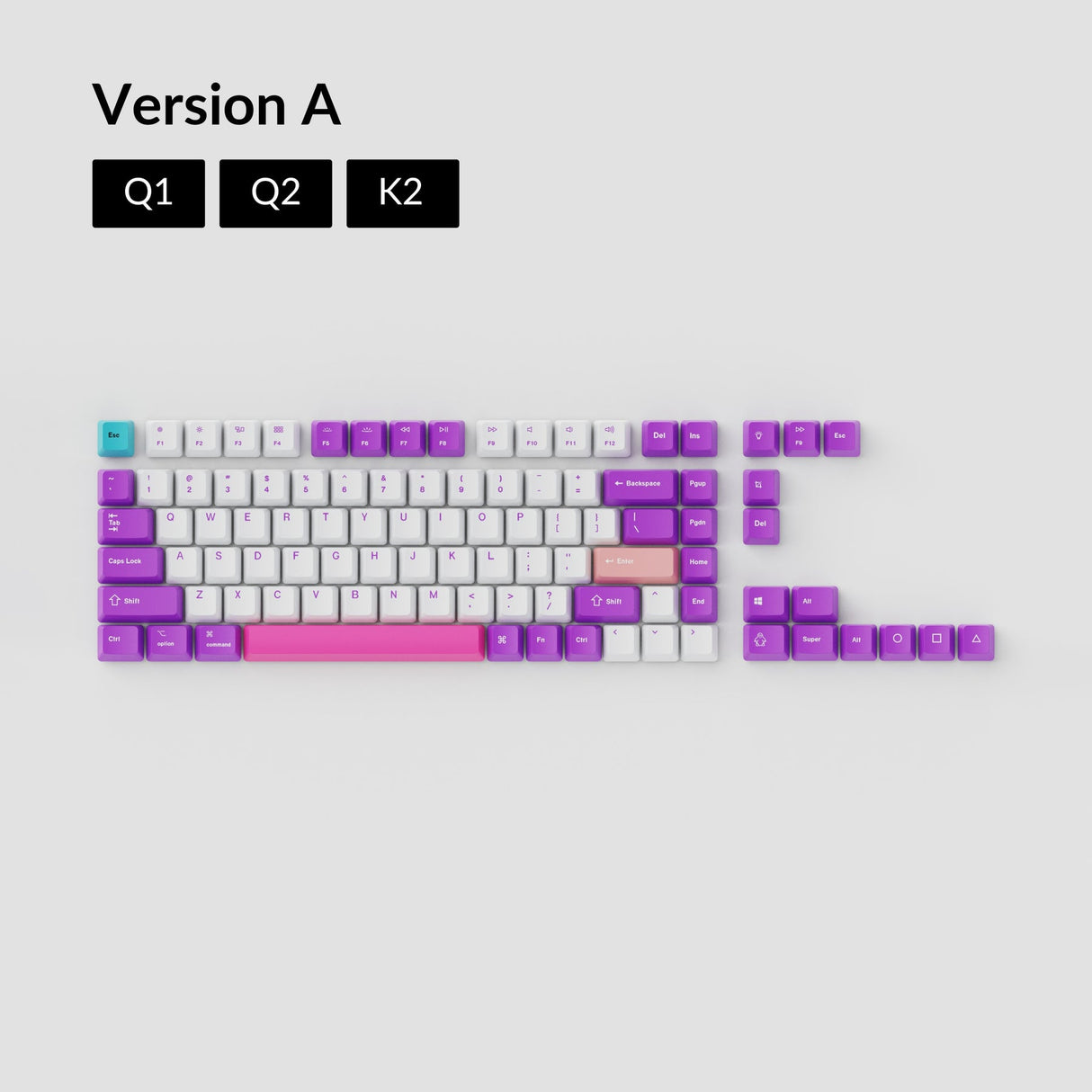 OEM Dye-Sub PBT Keycap Set - Unicorn