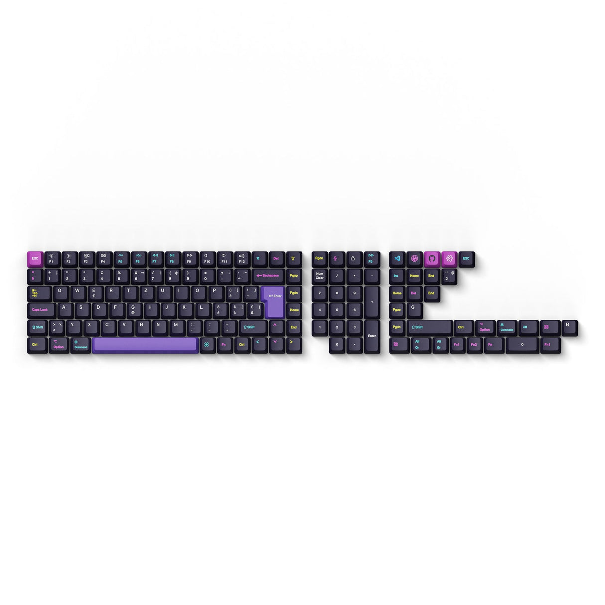 ISO OEM Dye-Sub PBT Full Set Keycap Set - Developer – Keychron UK