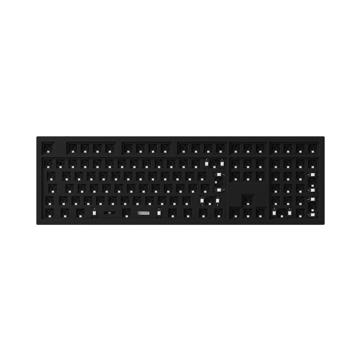 Keychron Q6 QMK/VIA custom mechanical keyboard full size aluminum for Mac Windows Linux barebone black frame