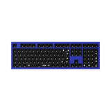 Keychron Q6 QMK/VIA custom mechanical keyboard full size aluminum for Mac Windows Linux barebone blue frame