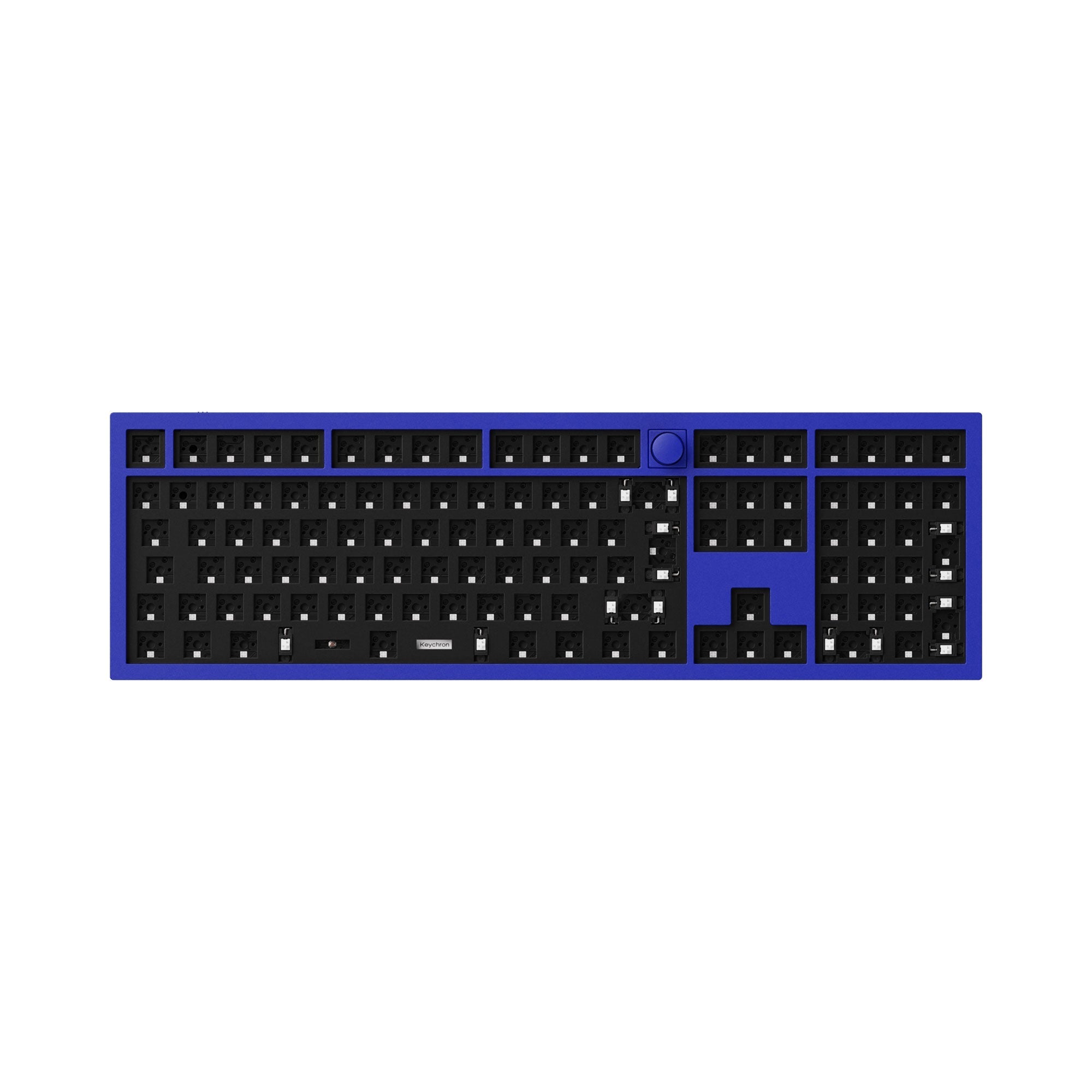 Keychron Q6 QMK/VIA custom mechanical keyboard knob version full size alum
