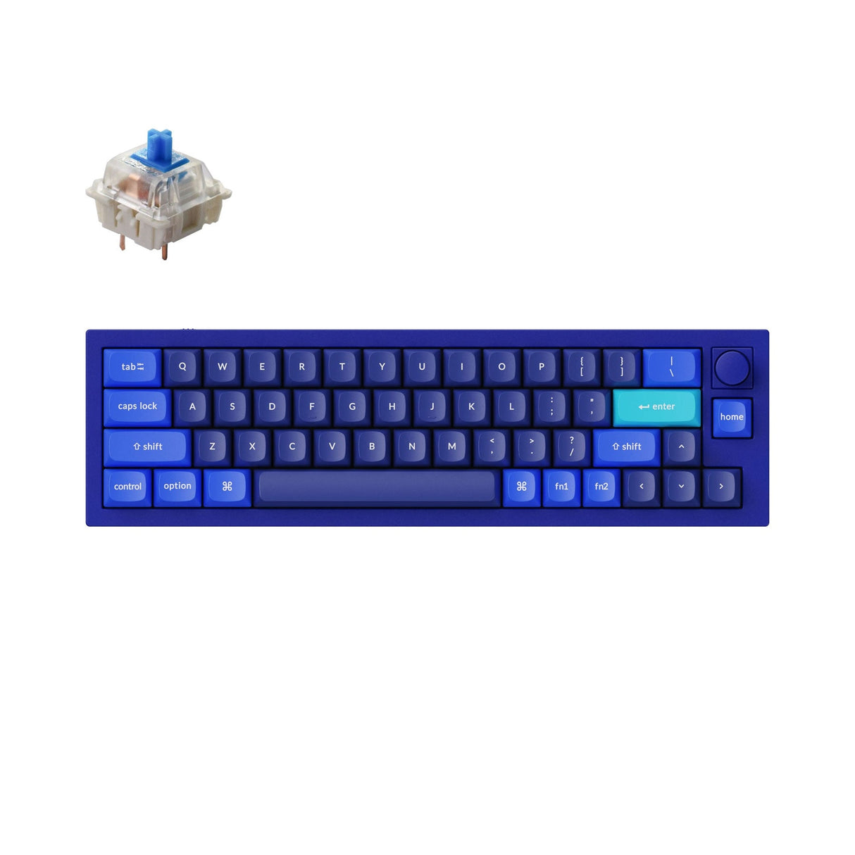 Keychron Q9 QMK Custom Mechanical Keyboard (ANSI Layout)