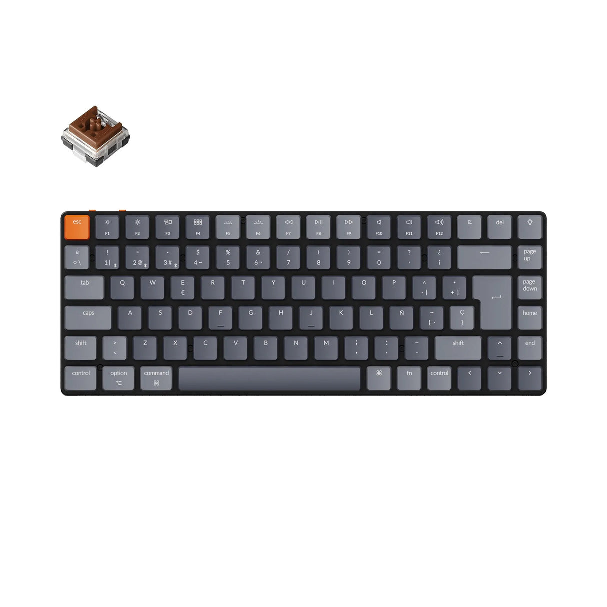 Keychron K3 Ultra-slim Wireless Mechanical Keyboard (ES ISO Layout) - Version 2