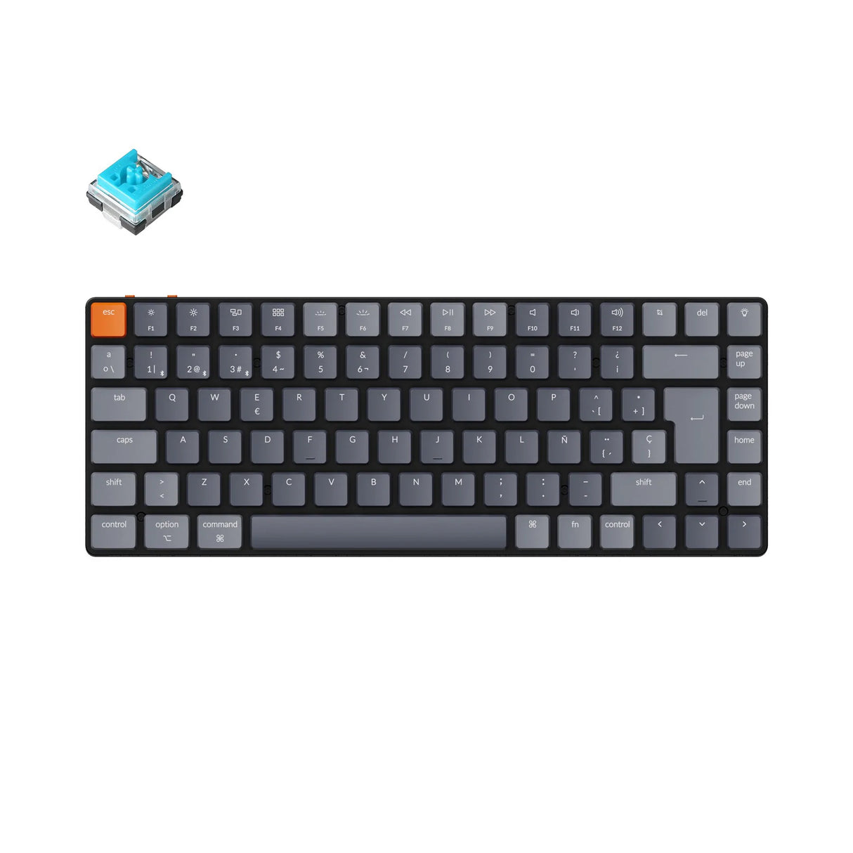 Keychron K3 Ultra-slim Wireless Mechanical Keyboard (ES ISO Layout) - Version 2