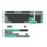 Double-Shot PBT Cherry Profile Full Set Keycaps - Hacker Mint