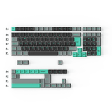 Double-Shot PBT Cherry Profile Full Set Keycaps - Hacker Mint