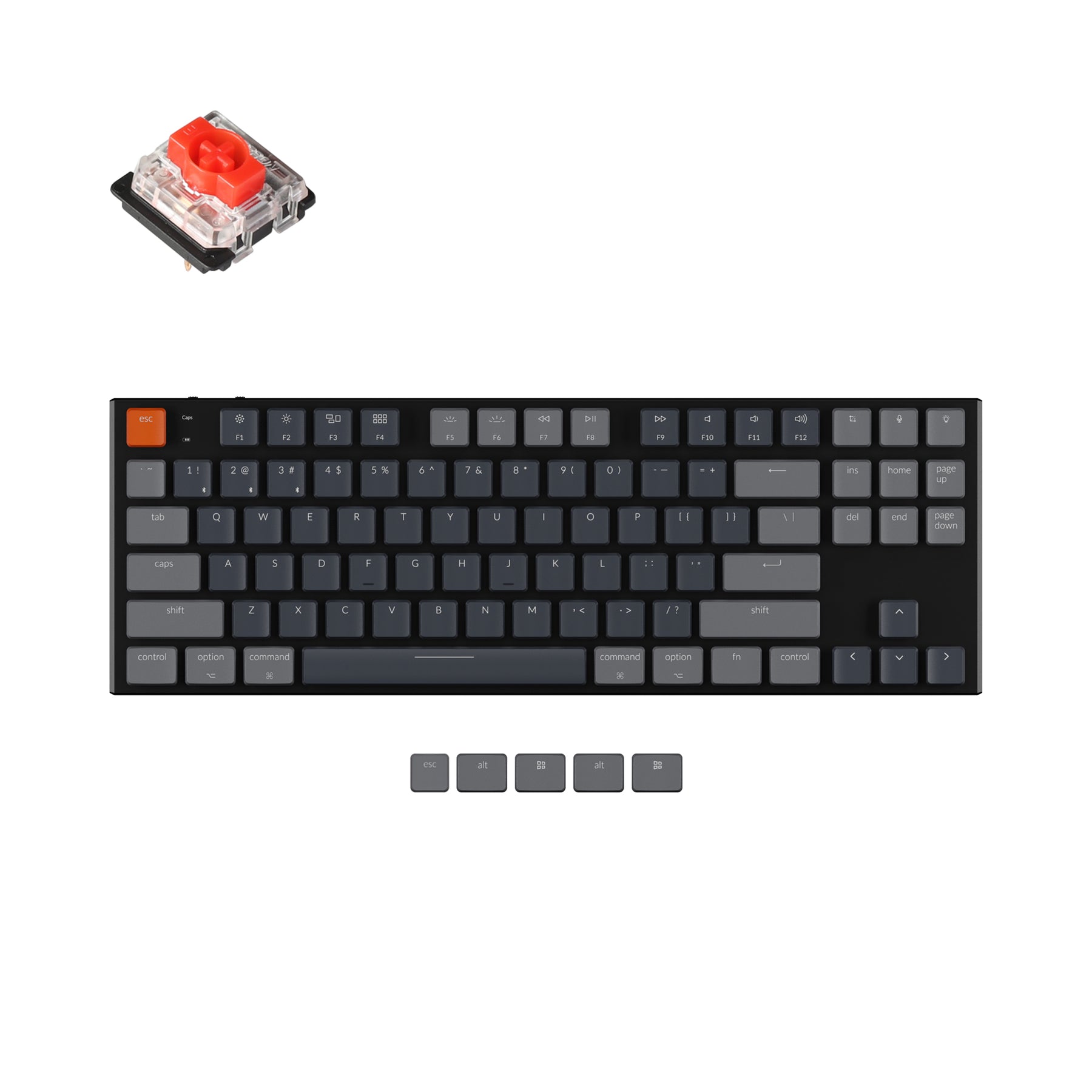 Keychron K1 Wireless Mechanical Keyboard Version 5 (US ANSI Layout)