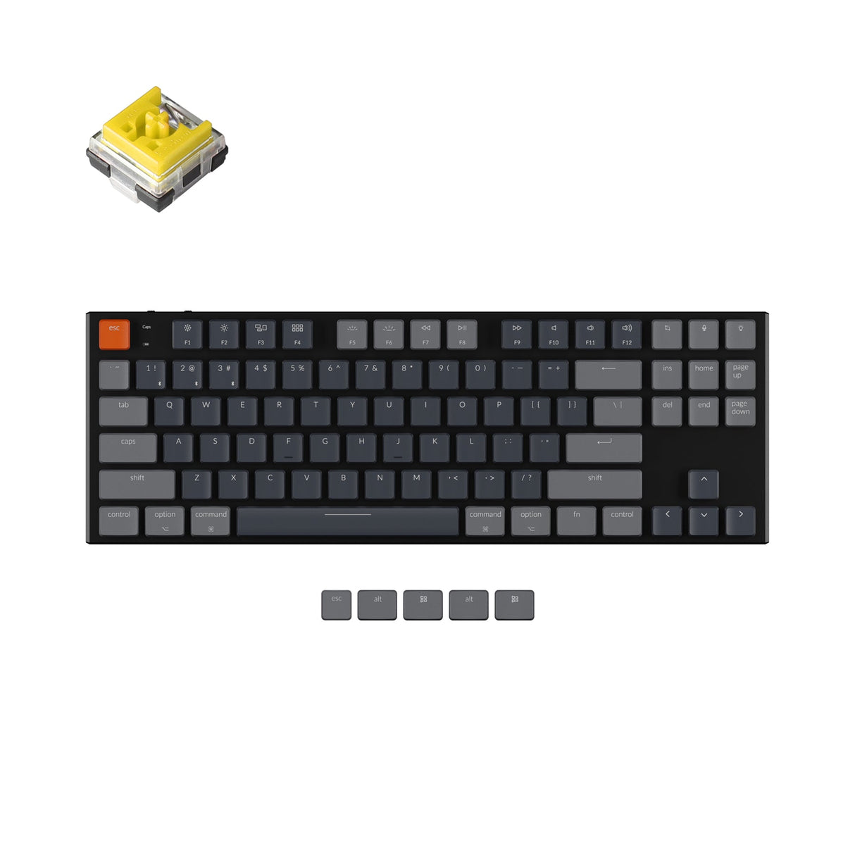 Keychron K1 Wireless Mechanical Keyboard Version 5 (US ANSI Layout)