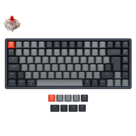 Keychron K2 Wireless Mechanical Keyboard (Nordic ISO Layout) - Version 2